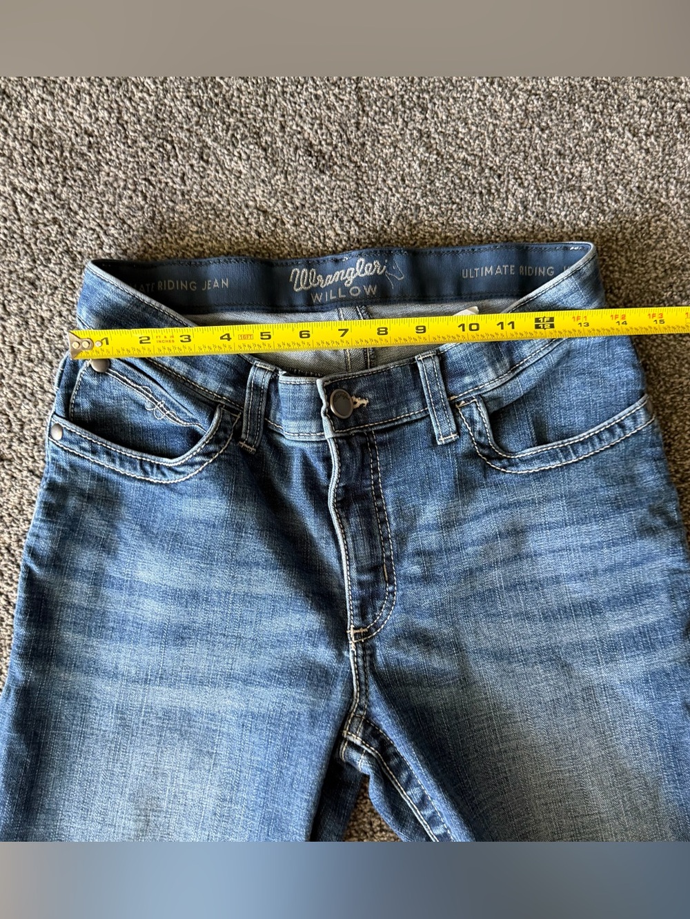 Wrangler Willow Ultimate Riding Jean Boot Cut Jeans - Picture 7 of 8